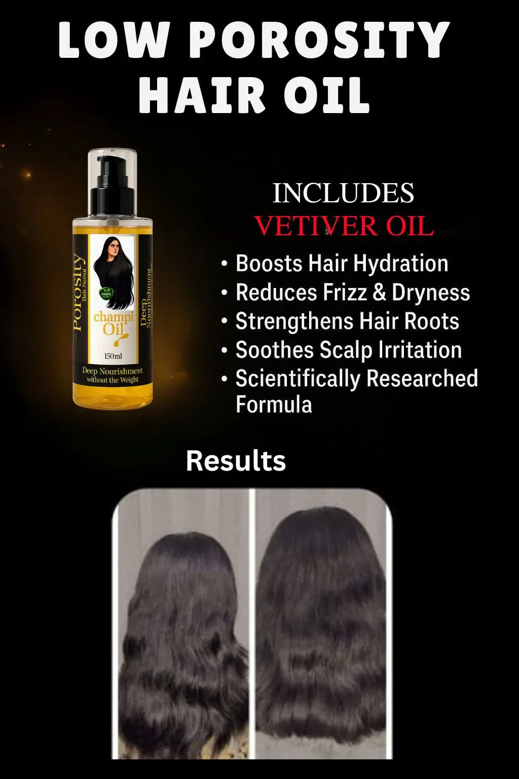 Champi Low Porosity Hair Oil 150 Ml